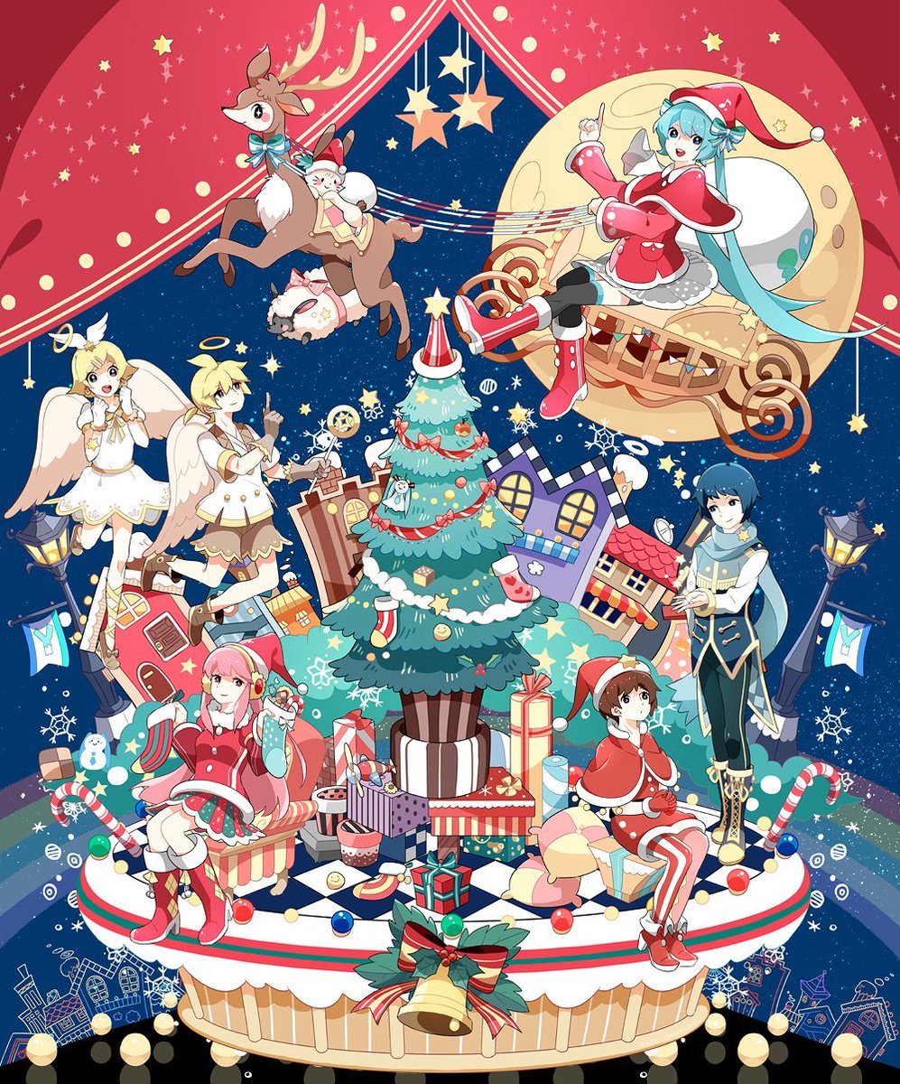TokyoOtakuMode's tweet photo. What did you wish for Christmas this year? #vocaloid #christmas https://t.co/NEUxxQHLZm https://t.co/bFwEe2eqOG