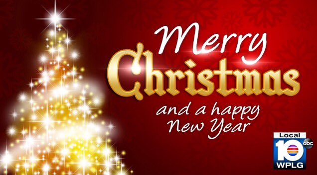 The entire @WPLGLocal10 family wishes you and yours a very #MerryChristmas https://t.co/I8JTfdgqR2