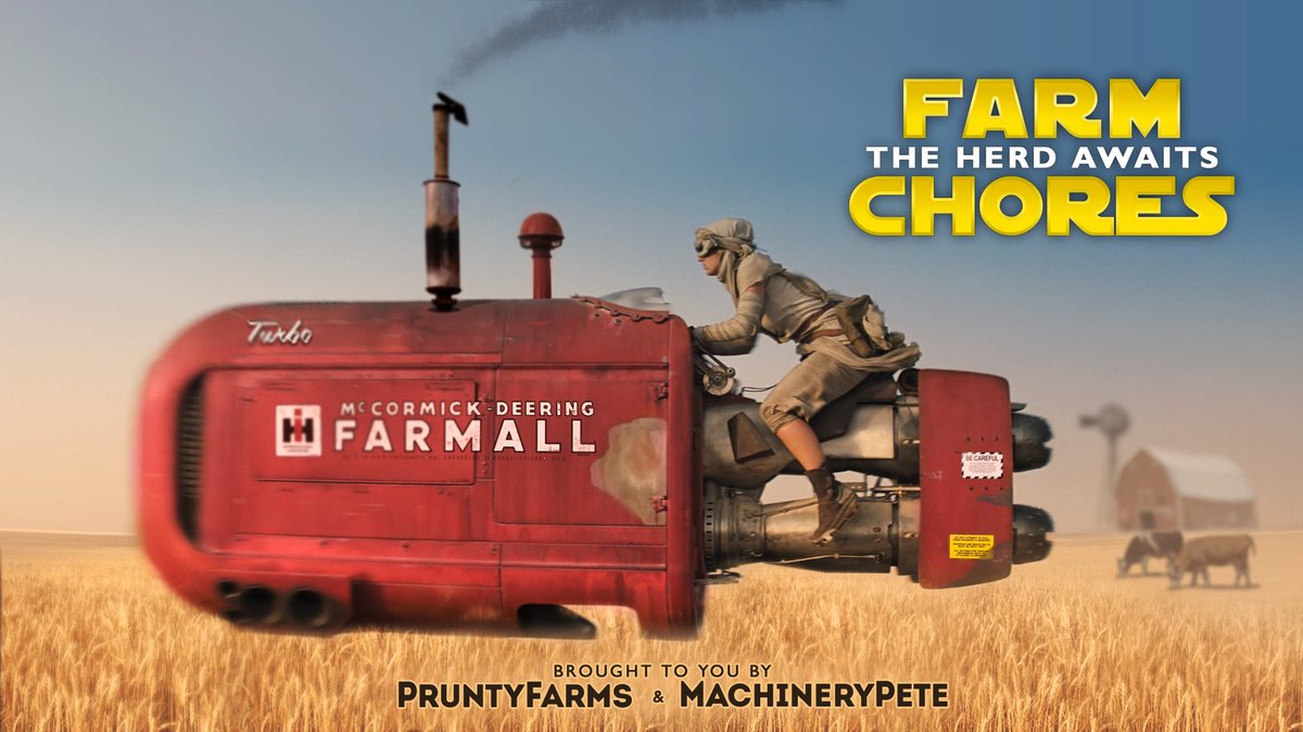 MachineryPete's tweet photo. One of my Facebook followers, Adam P., had little fun w/ the Star Wars post I made yesterday...he made into Farmall https://t.co/ubO2G4NSpq