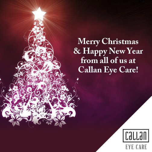 CallanEyeCare's tweet photo. Wishing you health &amp; happiness this holiday season! https://t.co/s9k4xSje3P