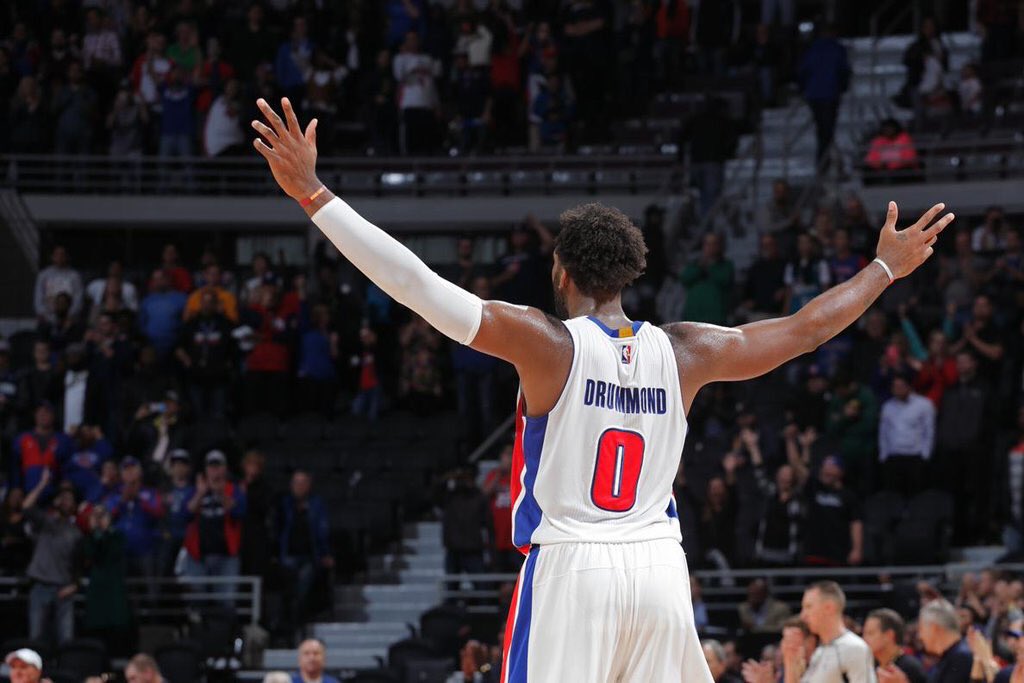 Andre Drummond is 3rd for front court voting in the East! Let's keep him there. #NBAVote #PistonsAllStar 

RT this!