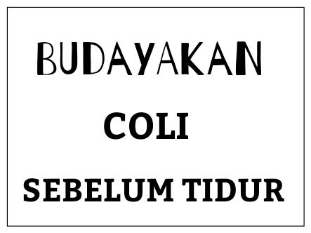 Jannggggan Iupa,biar ttiddurr.  Nnyenyaak