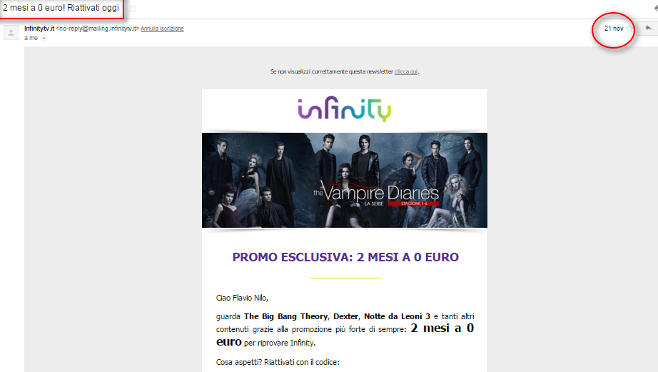 oakabilly's tweet photo. @infinitytv_it Mi dite 2 mesi a 0 euro e dopo il primo mese mi chiedete di pagare! https://t.co/H5ip2szcoX