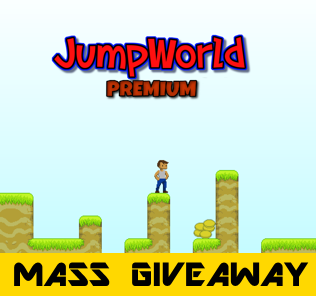 Stellan_Bacq's tweet photo. [MASS GIVEAWAY]: 2000 Keys itch.io for "JumpWorld Premium"
WIN your FREE itch.io keys on: https://t.co/72a2YzYNwS https://t.co/WlO1Oe6FCZ