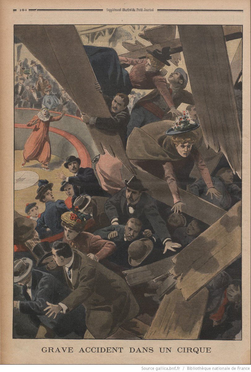 Collapse at the circus, 1901 bit.ly/1J8AORG