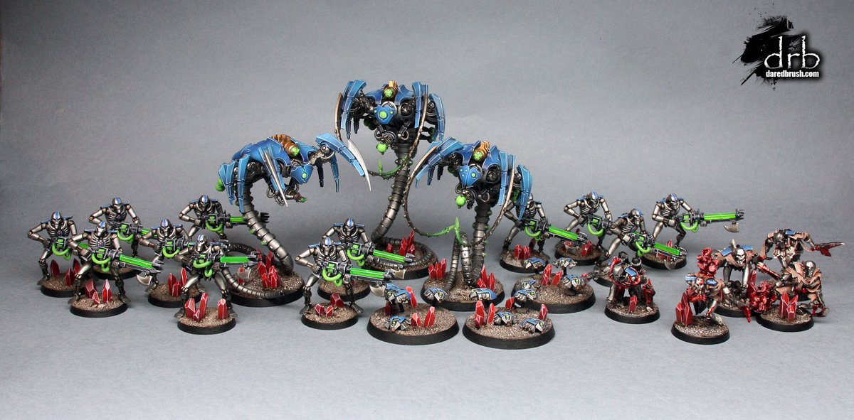 daredbrush's tweet photo. Necrons Army.
#warhammer40k #wh40k #daredbrush https://t.co/xFzO2tfzqK