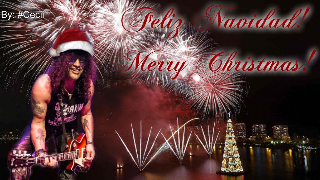 FansDeSlashOnly's tweet photo. Feliz Navidad!
Merry Christmas!
By: #Cecii https://t.co/pCTgo02xX5