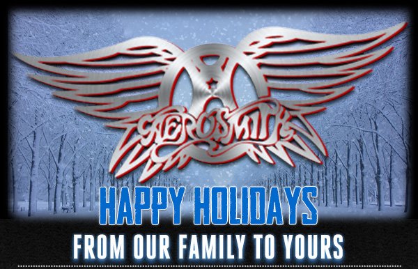 Aerosmith's tweet photo. #MerryChristmas and a #HappyHolidays https://t.co/nKuZDrZ1Fo