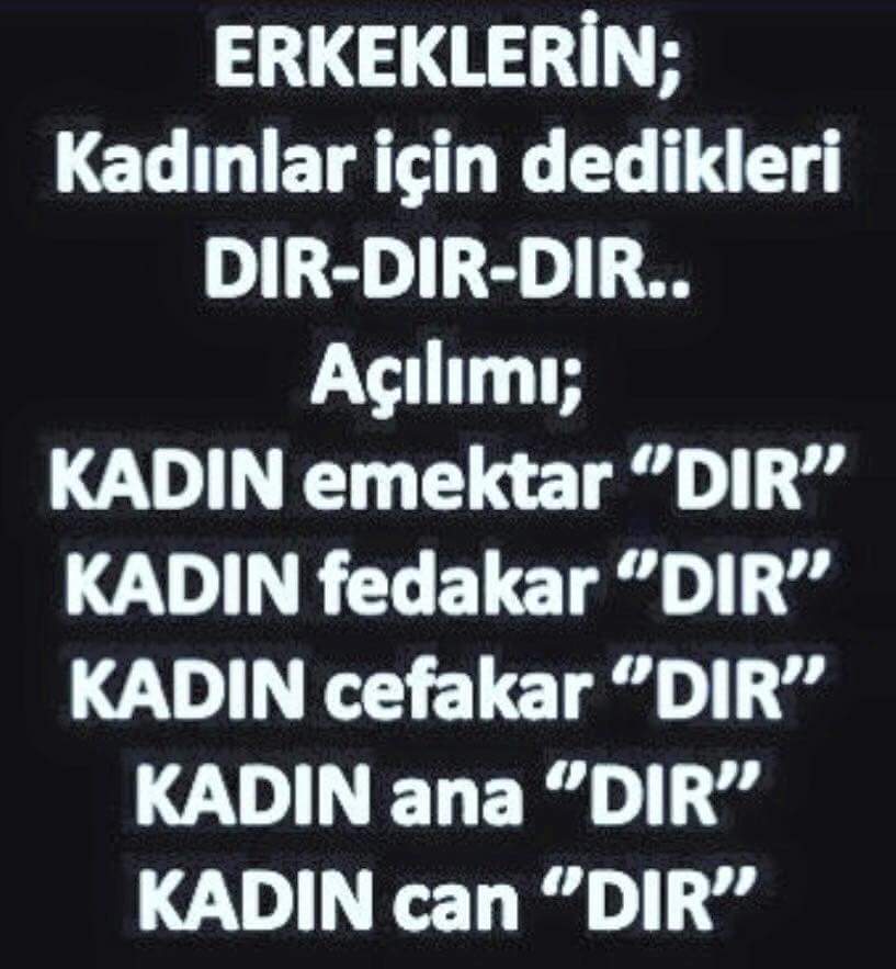 Kadın'lar Nimet'tir..!
Adam Olanada Emanet'tir...