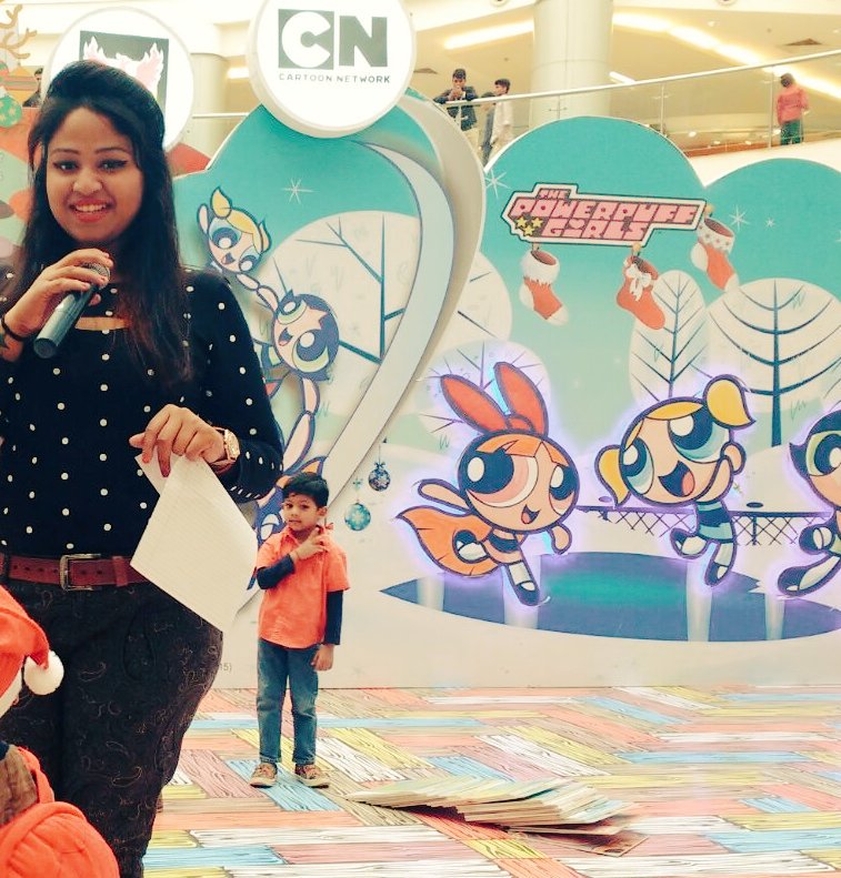 AnchorAmla's tweet image. Hosted 🎤 4 CHRISTMAS presented by PHOENIX MARKETCITY●CartoonNetwork● in association wit Scooby-doo &amp;amp; Powerpuff girls