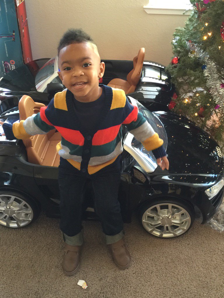 BayArea_Bred's tweet photo. Handsomeness !! #LoveThisKid #TeTeNephew 💙 #AudiSpyder 🚙 https://t.co/zJPuVClKW6