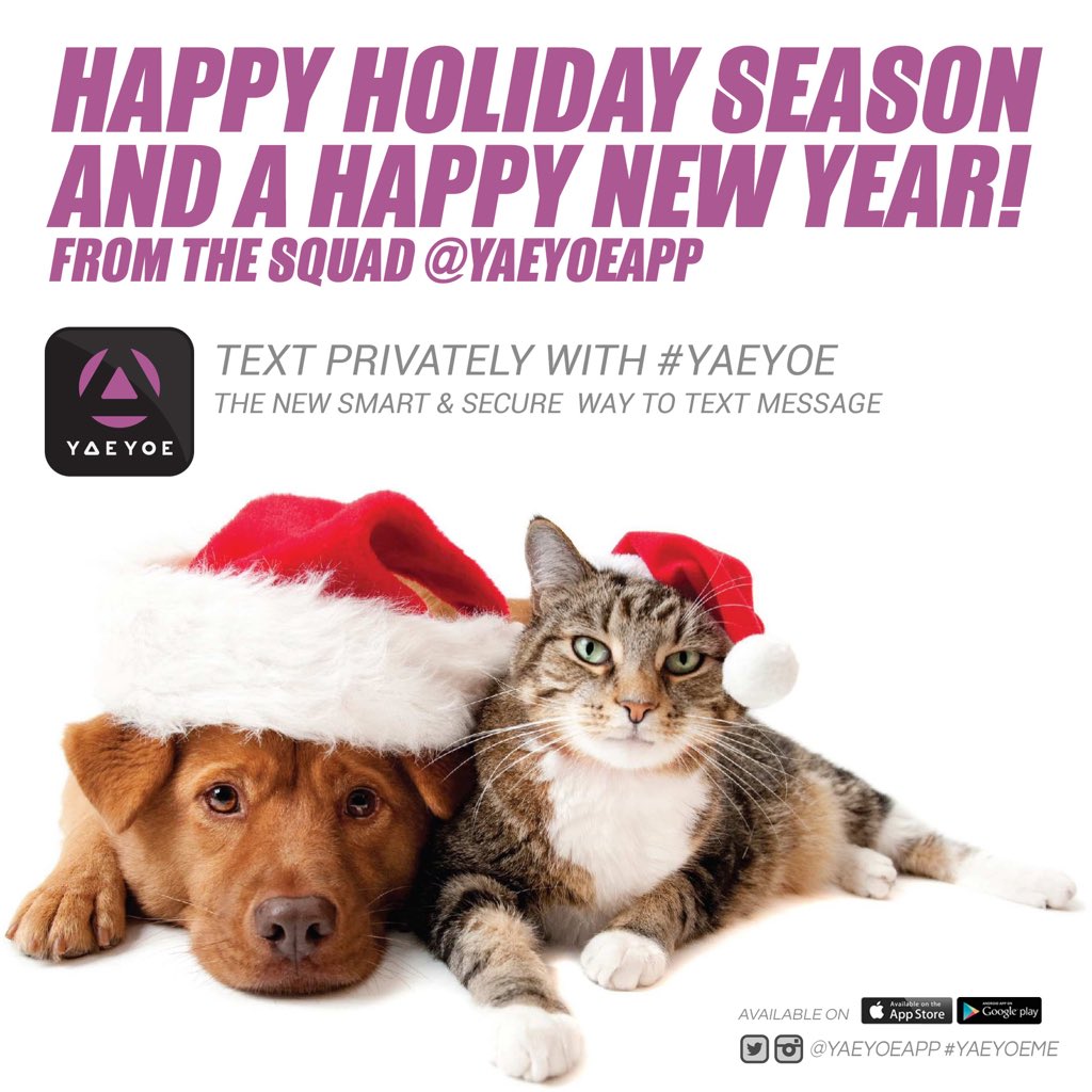 YaeYoeApp's tweet photo. #HappyHolidays 👊💯 https://t.co/geMn1eafOL