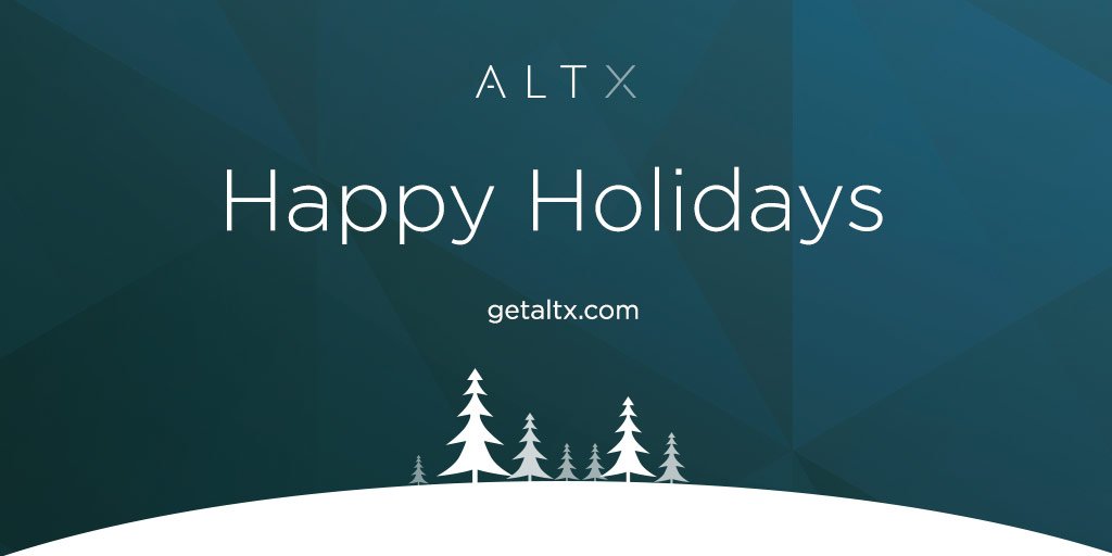 HockingSam's tweet photo. Merry Christmas from the team at AltX! https://t.co/1Xt7zt6Hus