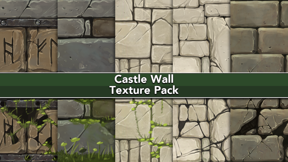 Cubebrush's tweet photo. Awesome Castle Wall Texture Pack for your indie game by @CiconiaStudio https://t.co/dh2MZJHA8O https://t.co/zaGVXZ8g10