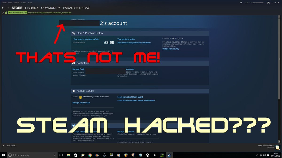 Steam Hacked - Users Be On Alert! - Legit Reviews