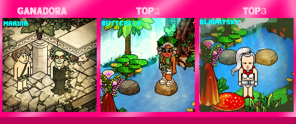 RPDRHB's tweet photo. ¡FELICIDADES! @AzulMarinoh / @DeivihabEs / @HabCarller 
HABBO RUPAULs DRAG RACE - RETO PHOTOSHOOT https://t.co/8obVnB55yM