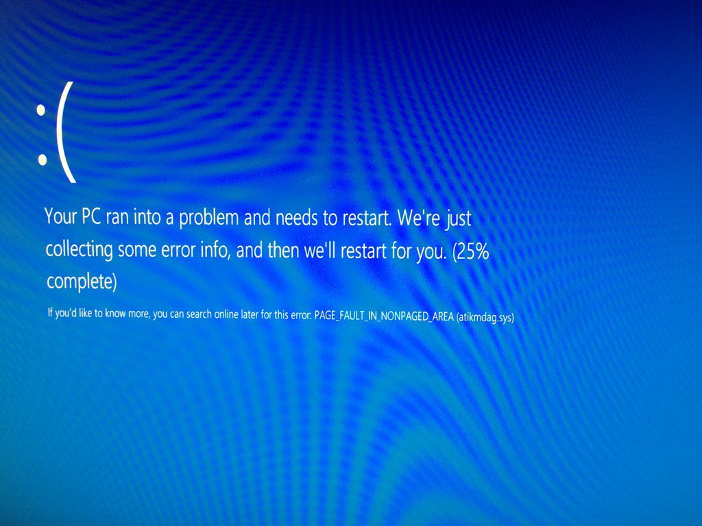pauldphillips_'s tweet photo. @Microsoft Just had to reinstall Windows...I hate you! Have a merry Christmas. ☹️ https://t.co/ojB7ofy0ZQ