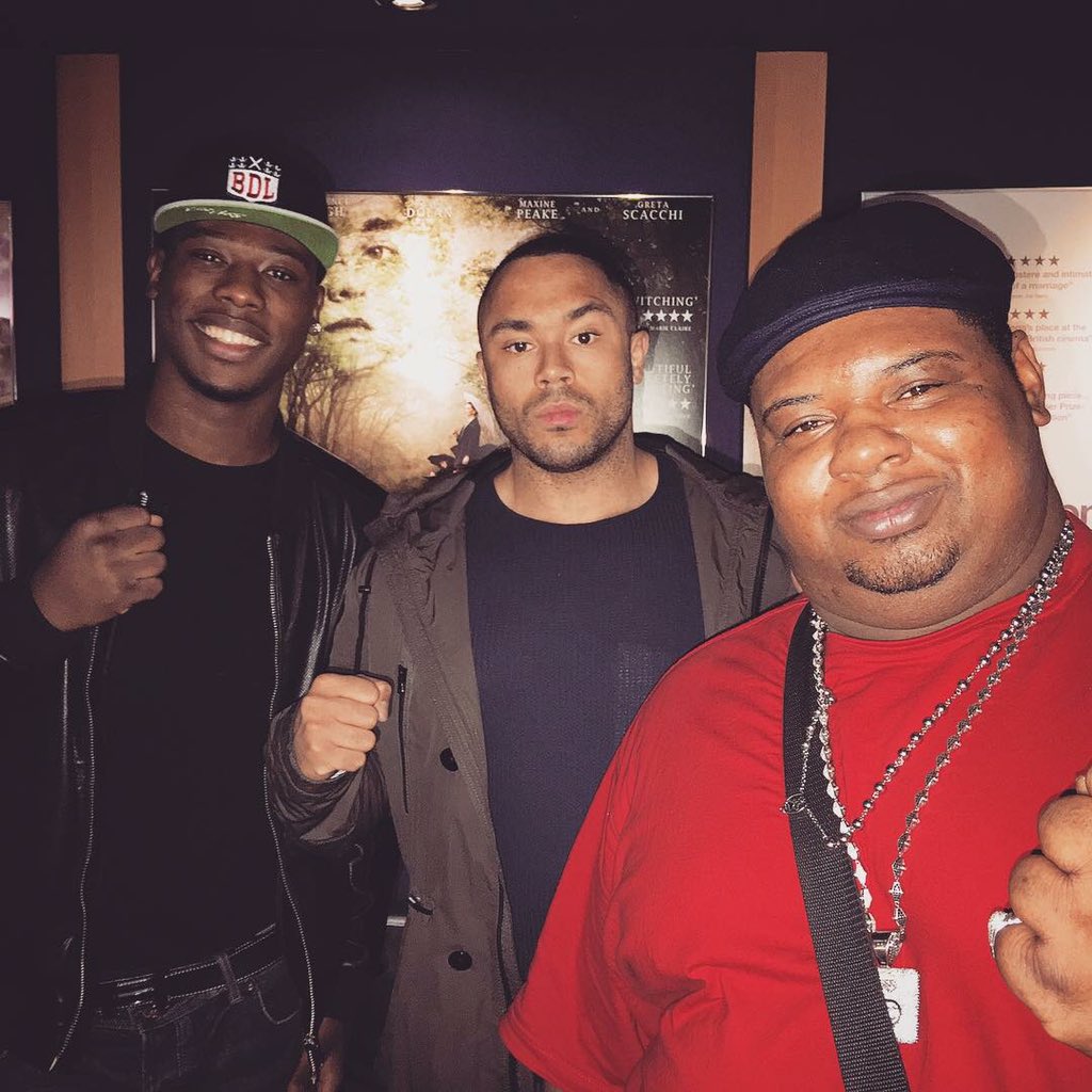 JoshuaOsei's tweet photo. #MerryXmas @IChamberlain_ @bignarstie @ROTF2Official @CarnabyFilms 🎥 #Osei #Chamberlain #Narstie #ROTF2 #Base https://t.co/6iILAX4xxP
