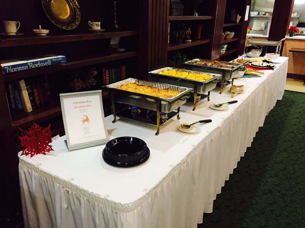 SlaneMelinda's tweet photo. Christmas Eve Breakfast at The Terrace @bethebenchmark https://t.co/464Mvspqb3