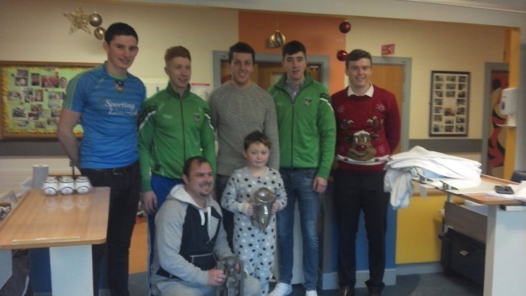 GearoidHegarty's tweet photo. Privilege to visit the children's ward in Limerick today. Hopefully a small step in the kids recovery #perspective https://t.co/4S7hJVuaUB