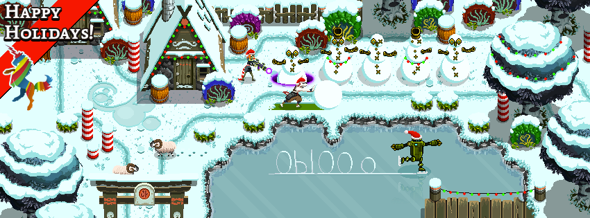 HUGS_Official's tweet photo. Merry Christmas from everyone at Horrible Unicorn Game Studios! https://t.co/2BJrsSBXxr