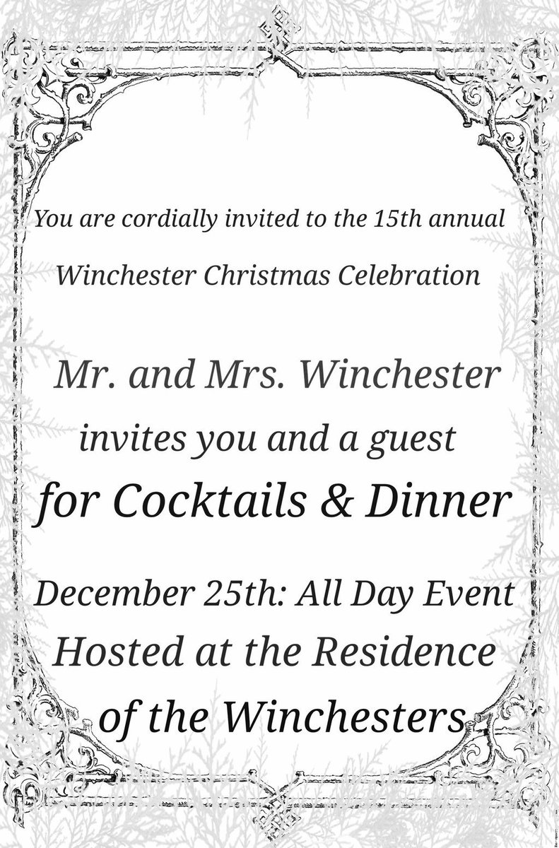 Reqυeѕтѕ Yoυr Coмpαɴy:

Wɪɴᴄʜᴇsᴛᴇʀ Cʜʀɪsᴛᴍᴀs Cᴇʟᴇʙʀᴀᴛɪᴏɴ 

Dʀᴇss Cᴏᴅᴇ: Fᴏʀᴍᴀʟ