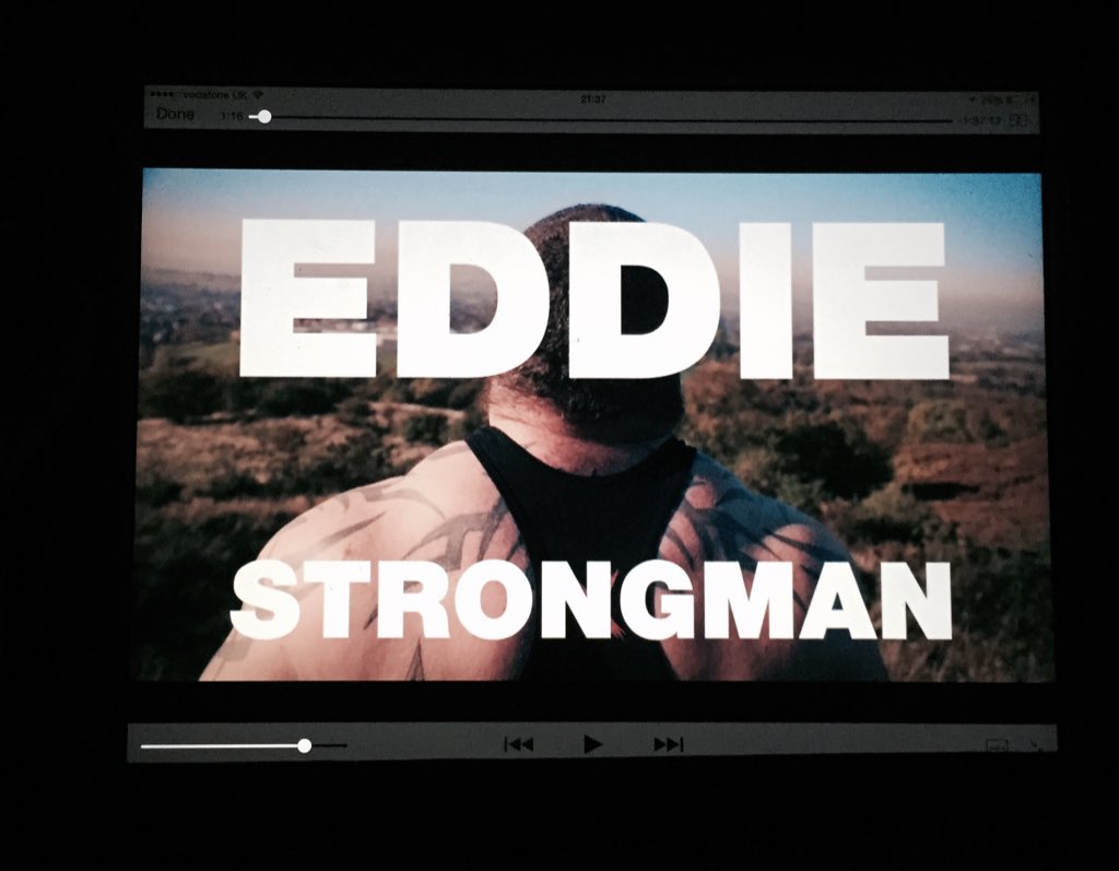 Just finished watching <a href="/eddiehallWSM/">Eddie Hall - The Beast</a> documentary - incredible film and a genuine beast of a man! Top watch 👍👍