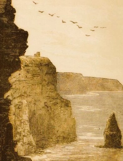 Old print of the stunning Cliffs of Moher, Co. Clare #Ireland