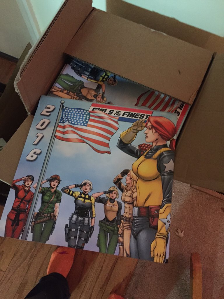 GirlsOTFinest's tweet photo. It's a Christmas Miracle! Calendars are in and we will be shipping this week! https://t.co/xsIShFRC2b