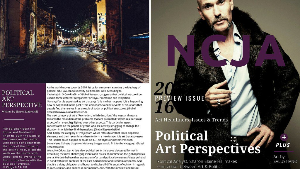 JustArtists's tweet image. Check out The N C J A #Magazine 2016 #PreviewIssue #NoCriticsJustArtists nocriticsjustartists.com/2015/12/25/che…