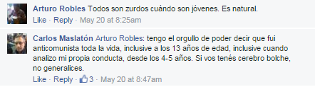 CM cantando (3) "fui anticomunista toda la vida, inclusive cuando analizo mi propia conducta, desde los 4-5 años."