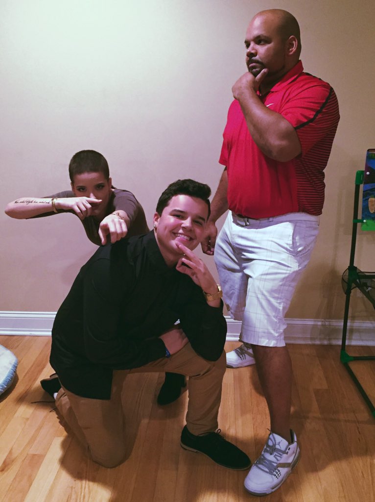 Trying to take Christmas pictures with my family like