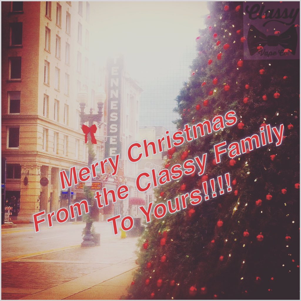 ClassyVapeCo's tweet photo. Merry Christmas Everyone!!! https://t.co/TFp3AgxLxW