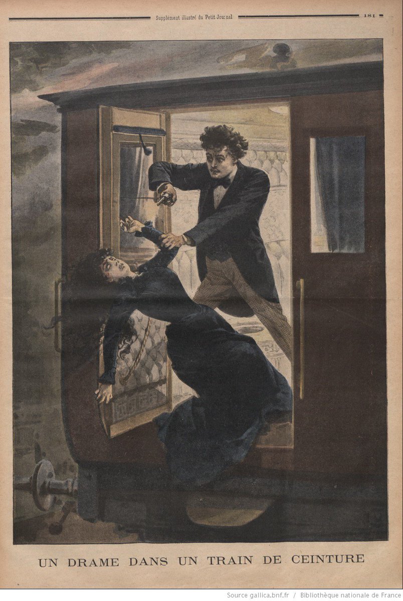 He shoots his girlfriend in the head in the subway because she refuses his advances, 1901
bit.ly/1miQAyK