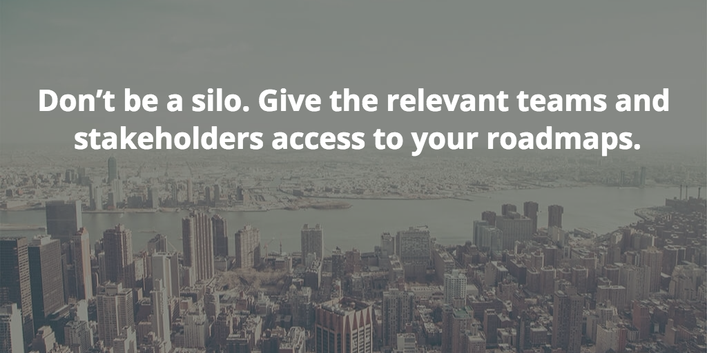 ProductPlan's tweet photo. Roadmap #Communication Tip 5 - Provide Access to Your Roadmap: https://t.co/RDHxZEvU9Q #GetBuyIn #BuildConsensus https://t.co/g9Ogg2vq7j