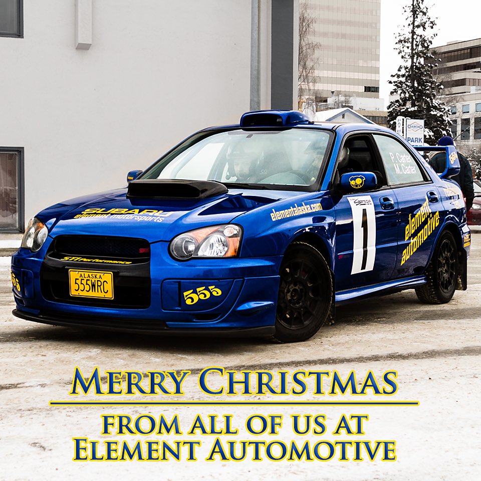 ElementAutoAK's tweet image. Merry Christmas from our family to yours! #ElementAutomotive #Subaru #Anchorage #MerryChristmas