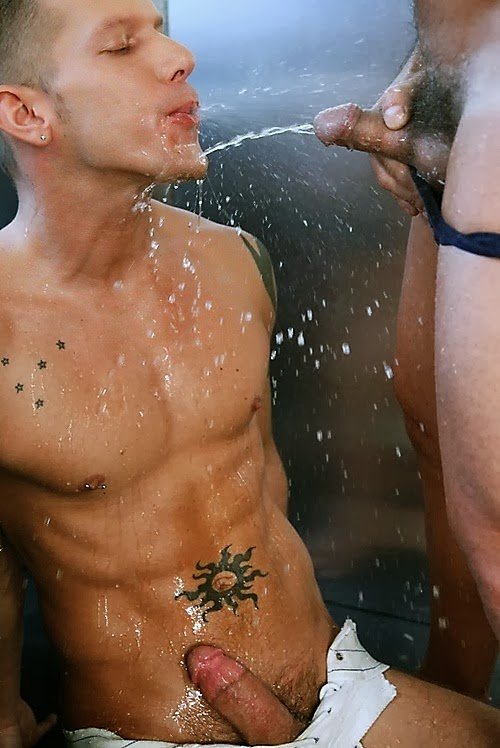 Pissing thong precum gaysex