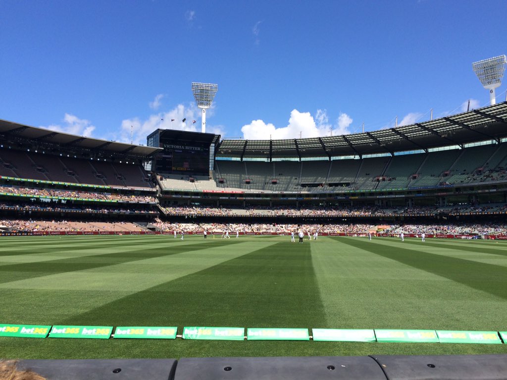 #BoxingDay <a href="/CricketAus/">Cricket Australia</a> <a href="/MCG/">Melbourne Cricket Ground</a>  doesn't get better! #Melbourne #AUSvWI