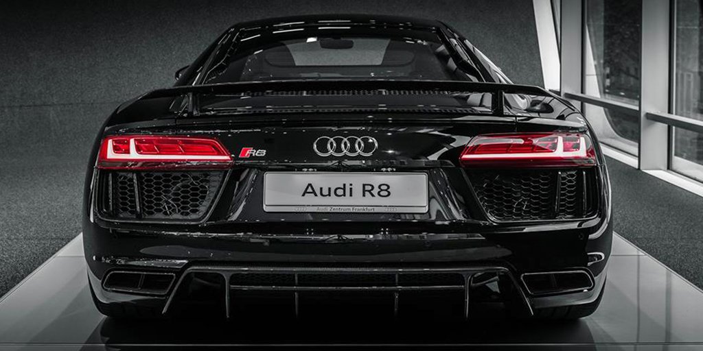 Audi's tweet photo. It’s tough to let life (or anything else) pass you by with up to 610 horsepower on tap. #WantAnR8 https://t.co/Z5Ol9l0smN