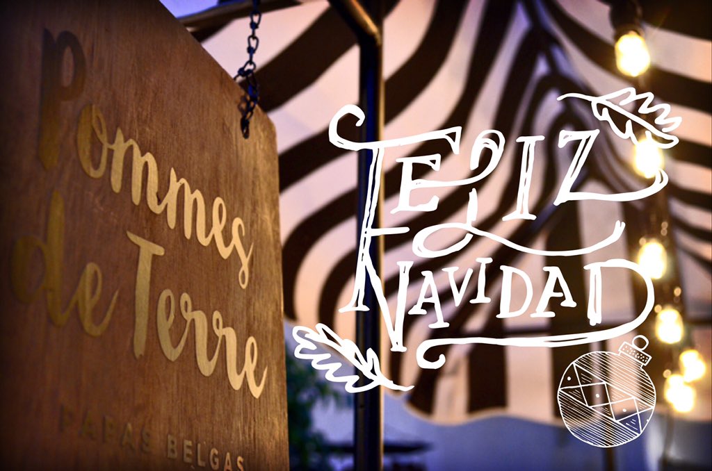 ¡Feliz Navidad te desea Pommes de Terre! #buenosaires #JoyeuxNoel #FelizNavidad #Argentina #Belgique