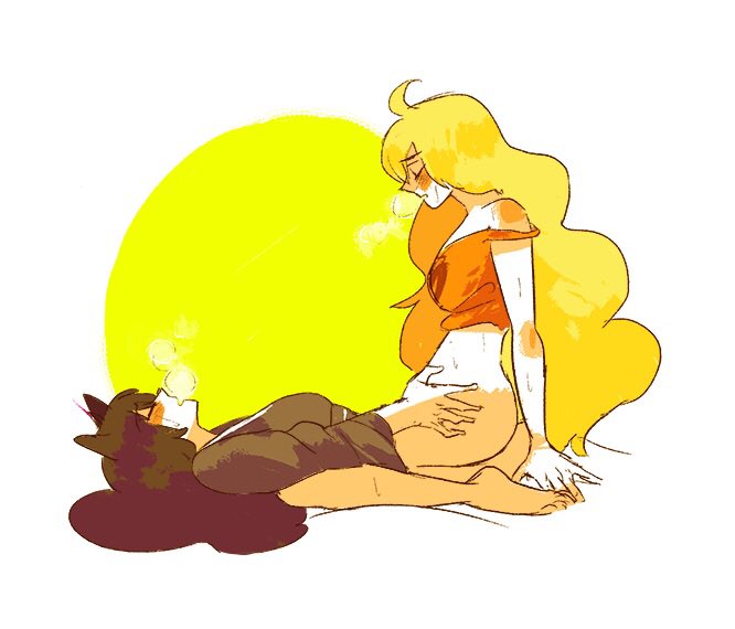 LewdYang's tweet photo. "Blake makes me feel all tingly, inside and out~♡" https://t.co/yRwsp9TDuy