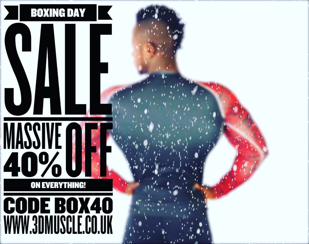 Offcl3Dmuscle's tweet photo. MASSIVE 40% OFF‼️
••••••••••••••
Yes you heard right... 40% off on everything!
Code BOX40
https://t.co/KqeK0d06Cv https://t.co/nvzWCiAjL7