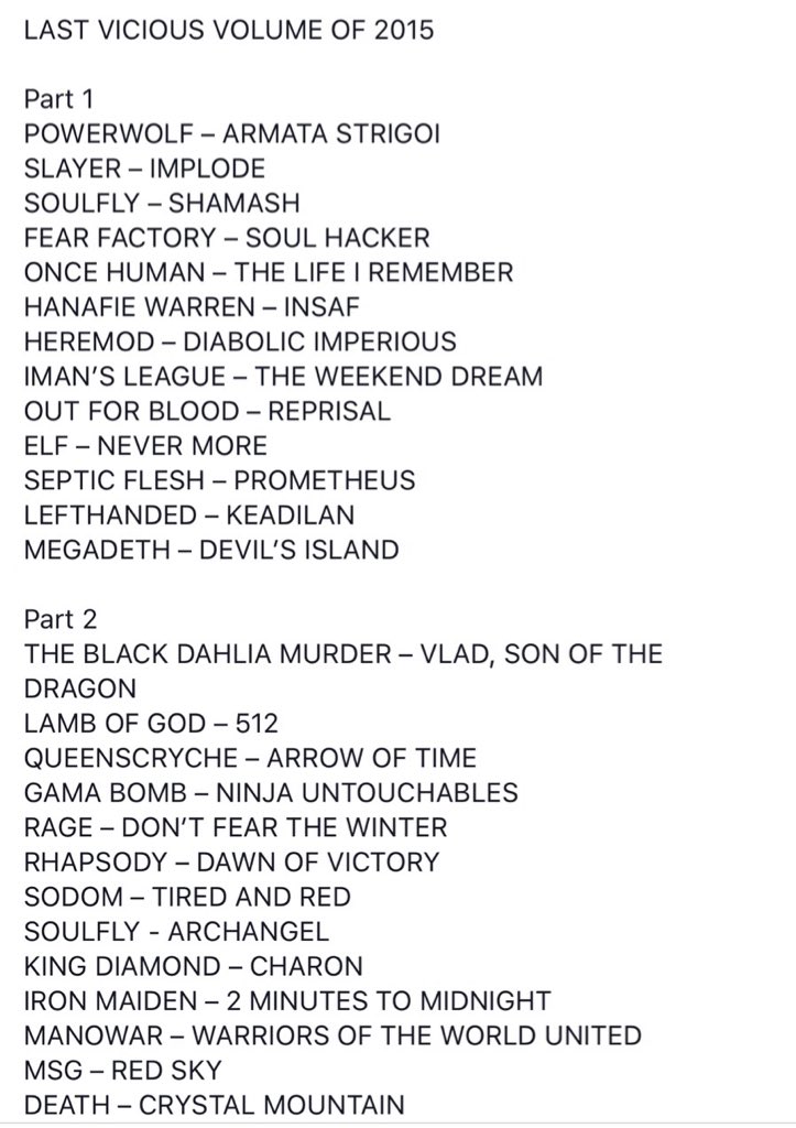 HeremodSG's tweet photo. Heremod - Diabolic Imperious included in the last playlist of the year for #ViciousVolume @RIA897 #StationLainTakDa https://t.co/YFi3WCKijS