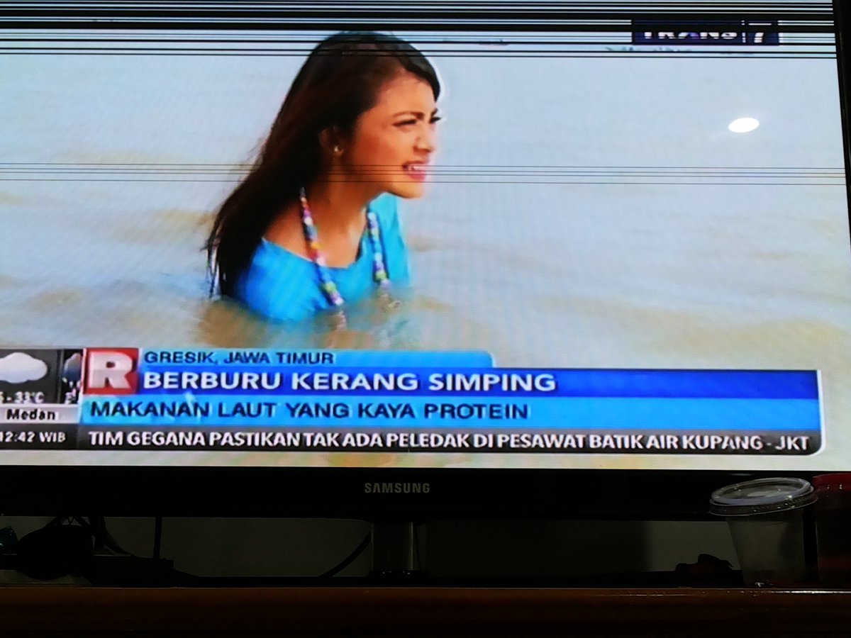 Wah mbak e melu njegur RT <a href="/imaduddinhanif/">Imaduddin Hanif</a> Kerang simping diliput trans 7