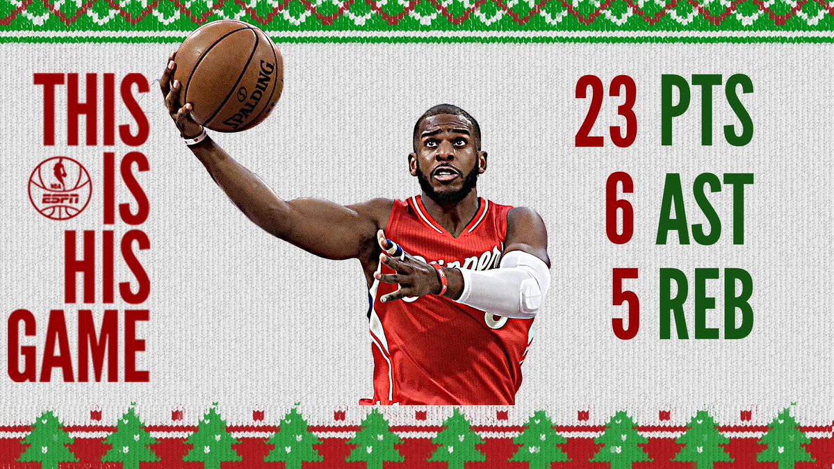 ESPNNBA's tweet photo. CP3 emerges as the King of LA tonight. https://t.co/TjDEpi0f0x