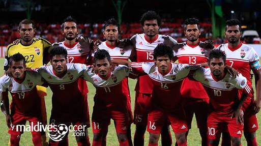Dhivehi qaumee football teamah furihama kaamiyaabee ah edhen. 
#SAFFSuzukiCup #MALDIVESvsBANGLADESH . @AliAshfaq07