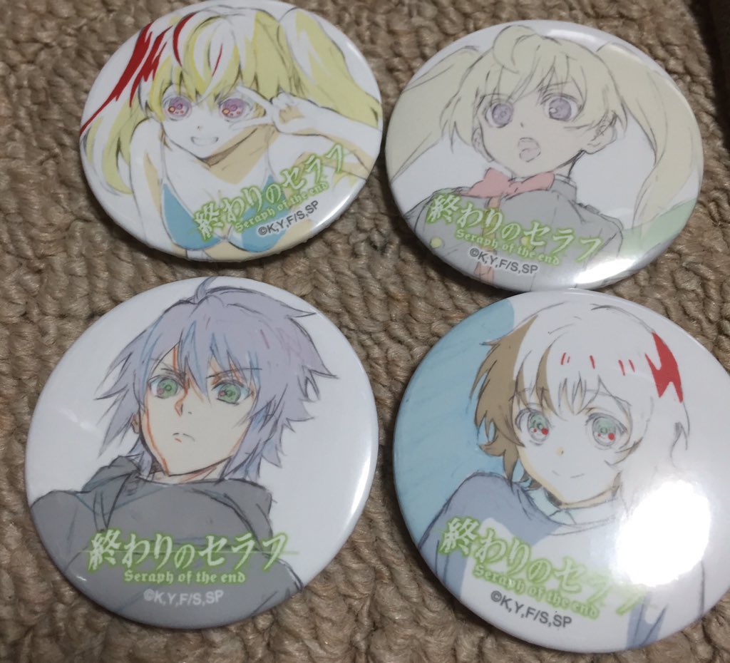 終わりのセラフ】 門脇聡缶バッジコレクションvol.1 【譲】与一 優一郎