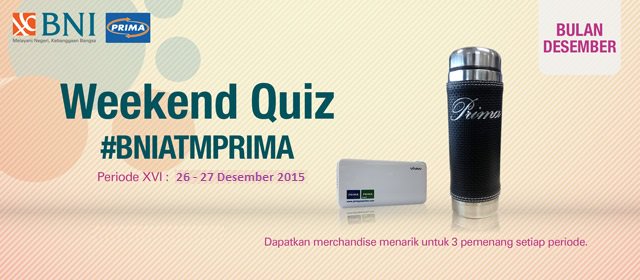 Yang blm ikutan weekendkuis yuk jawab klik bit.ly/1mfji3J @ATMPrima #BNIATMPrima