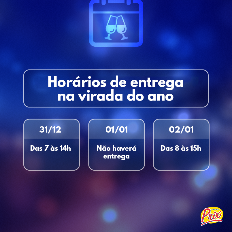 SuperPrix_'s tweet photo. Fique atento aos horários de entrega na virada de ano! https://t.co/stsjiUPzQe