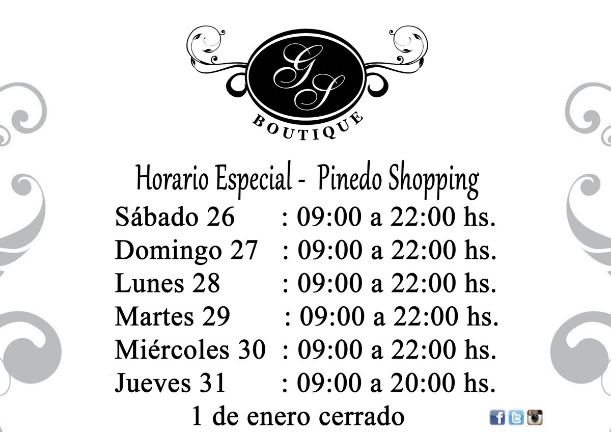 GSBOUTIQUEPY's tweet photo. GS PINEDO te da la oportunidad de que puedas comprar más.!!!
TE ESPERAMOS.!!! - LOCALES 102, 103, 104 https://t.co/8bOFvylDxq